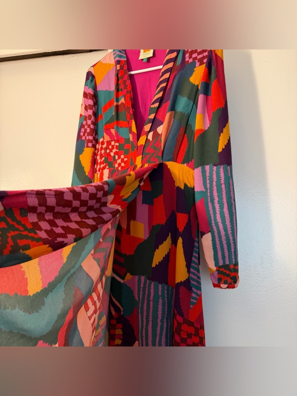 FARM Rio Bold Abstract Multi-Color Maxi Dress - Picture 3 of 8